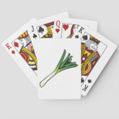 Jeu De Cartes Légumes de poireau (dos)