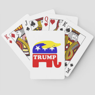 Jeu De Cartes L'éléphant de républicain de postiche de Donald