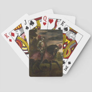 Jeu De Cartes L'empereur Charles V à cheval (par Titien)