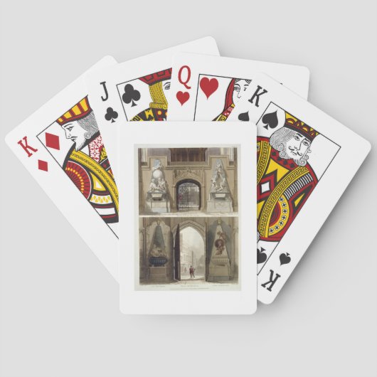 Jeu De Cartes L'entrée dans la chorale et l'entrée ouest, (dos)