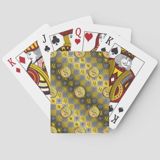 Jeu De Cartes Léo & Lapin Métal (dos)