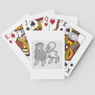 Jeu De Cartes Leo (le Lion) une illustration de 'Poeticon