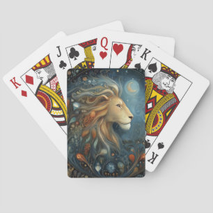 Jeu De Cartes Léo Lion Zodiaque Astrologie Céleste Anniversaire