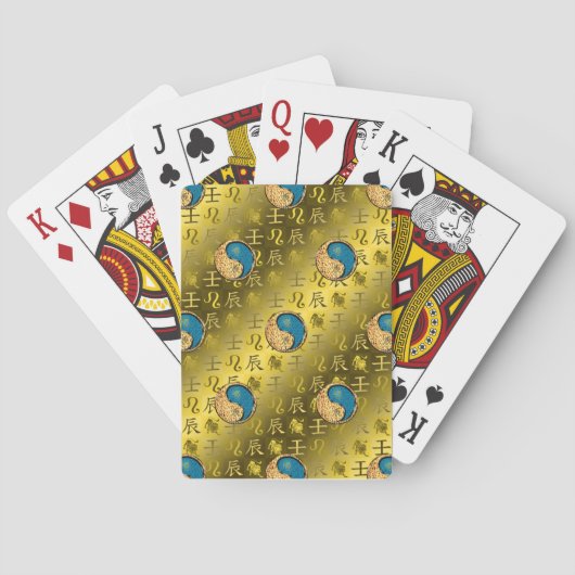 Jeu De Cartes Leo & Water Dragon (dos)