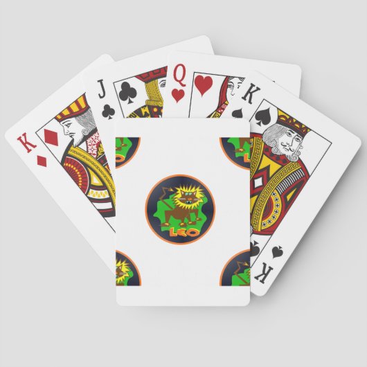 Jeu De Cartes leo zodiaque (dos)