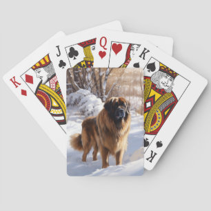 Jeu De Cartes Leonberger Laissez-le neiger Noël