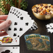 Jeu De Cartes Léopard Bois Africain POPCUT (In Situ)