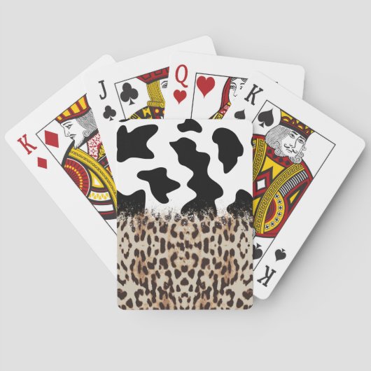 Jeu De Cartes Leopard et cowhide (dos)
