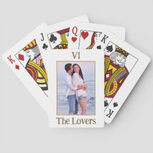 Jeu De Cartes Les Amateurs Tarot Mockup Couple Nom Et Photo