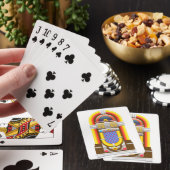 Jeu De Cartes les années 50 juke-box à l'ancienne (In Situ)