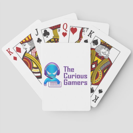 Jeu De Cartes Les cartes de jeu curieuses de Gamers (dos)