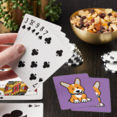Jeu De Cartes Les Corgis de corgi poursuivent le Pembroke (In Situ)