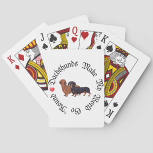 Jeu De Cartes Les Dachshunds Font Mon Monde