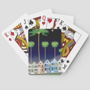 Jeu De Cartes Les Dames Peintes en Nuit San Francisco