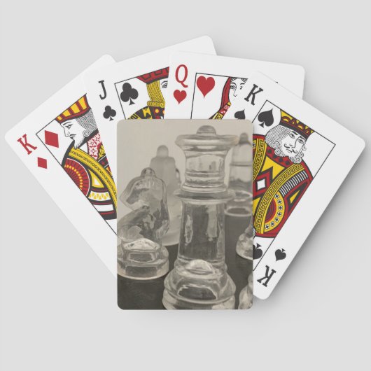 Jeu De Cartes Les Échecs Classiques Des Cartes De Jeu. (dos)