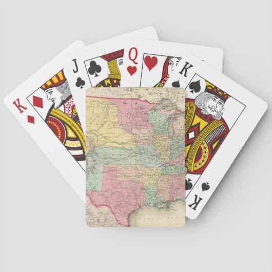 Jeu De Cartes Les Etats-Unis d'Amérique (dos)