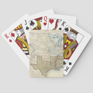 Jeu De Cartes Les Etats-Unis en juin 1861