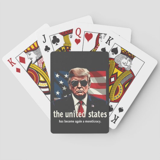 Jeu De Cartes Les Etats-Unis sont à nouveau devenus une méritocr (dos)
