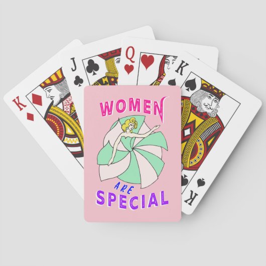 Jeu De Cartes Les femmes sont un féminisme spécial (dos)