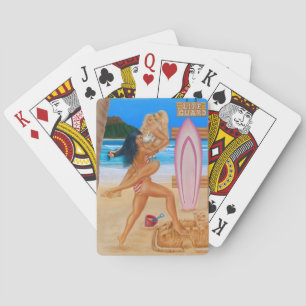 JEU DE CARTES LES FILLES DE SURFER ATTEINTES