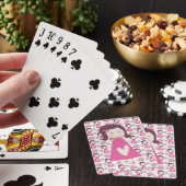 Jeu De Cartes Les Filles Se Rendre À Des Endroits (In Situ)