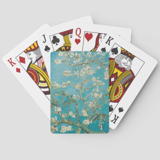 Jeu De Cartes Les fleurs d'amandiers de Van Gogh (dos)