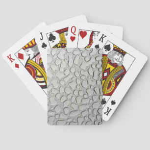 Jeu De Cartes Les gouttes de pluie sur le toit de verre