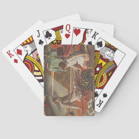 Jeu De Cartes Les joueurs d'échecs (par John Lavery) (dos)