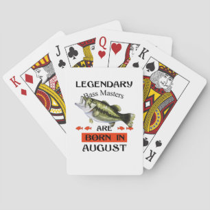 Jeu De Cartes Les légendaires Maîtres de basse sont nés en août