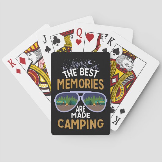 Jeu De Cartes Les Meilleurs Souvenirs Du Camping Fabriqué (dos)