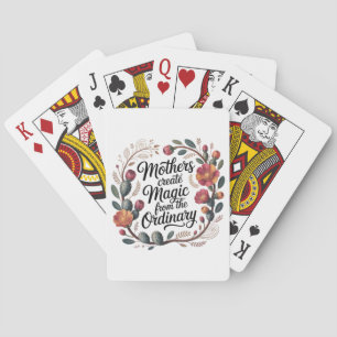 Jeu De Cartes Les mères créent de la magie à partir de l'ordinai