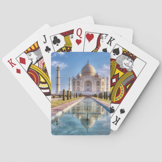 Jeu De Cartes Les monuments | Taj Mahal Sunrise (dos)