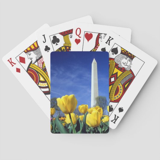 Jeu De Cartes Les monuments | Washington Monument au printemps (dos)