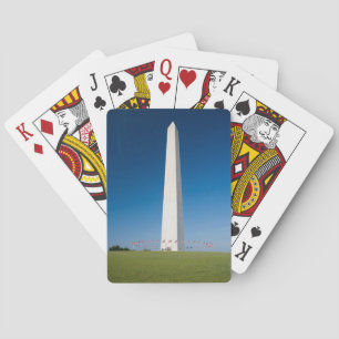 Jeu De Cartes Les monuments   Washington Monument avec drapeaux