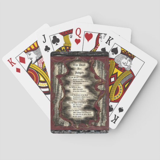 Jeu De Cartes Les Morts Sont Jugés (dos)
