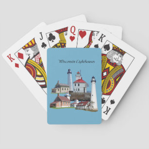 Jeu De Cartes Les phares du Wisconsin jouant aux cartes