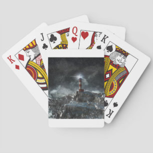 Jeu De Cartes Les phares Phare dans la tempête