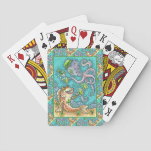 Jeu De Cartes LES POISSONS ET LES POISSONS DE St. PADDY CHÈQUES