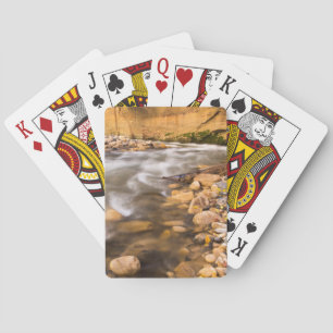 Jeu De Cartes Les rétrécissements de la rivière Virgin en automn