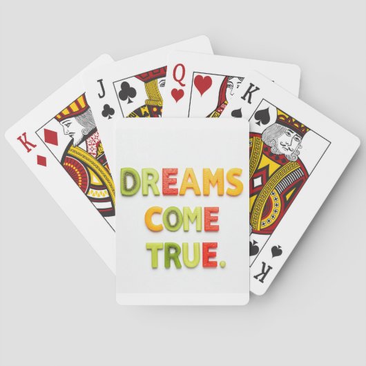 Jeu De Cartes Les rêves deviennent réalité (dos)