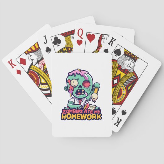 Jeu De Cartes Les zombies ont mangé mes devoirs (dos)