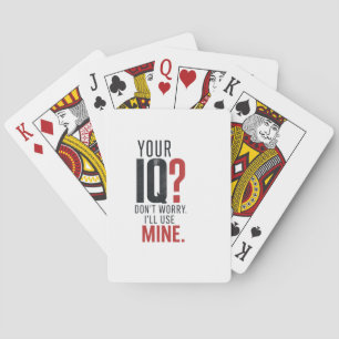 Jeu De Cartes L'esprit surmonte le bruit – Typographie sarcastiq