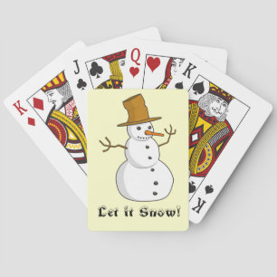 Jeu De Cartes "Let it Snow" Bicyclette Jouer des cartes