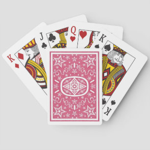 Jeu De Cartes L'étoile rouge de retour vont à vélo des cartes