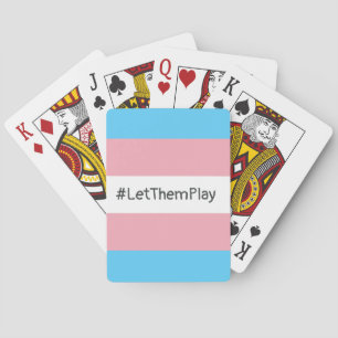Jeu De Cartes #Let'ThemPlay Drapeau Transgenre Athlètes