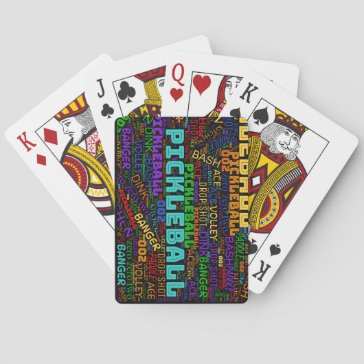 Jeu De Cartes Lettrage de balle (dos)