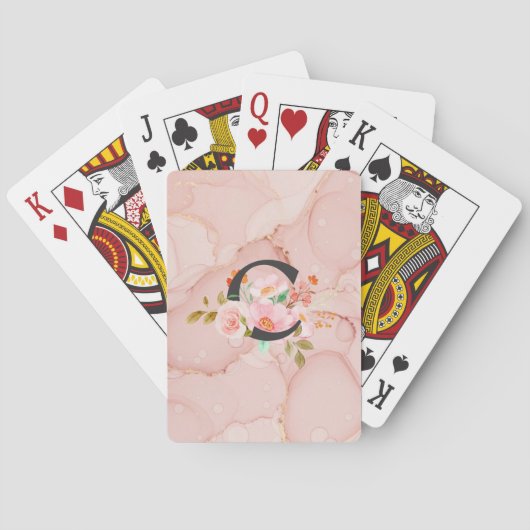Jeu De Cartes Lettre C (dos)