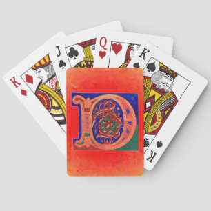 Jeu De Cartes Lettre D du 17e siècle