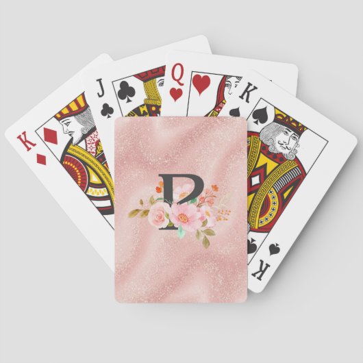 Jeu De Cartes Lettre P (dos)