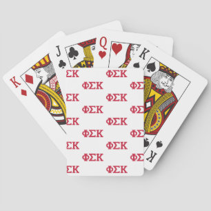 Jeu De Cartes Lettres Phi Sigma Kappa